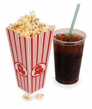 popcorn and movie