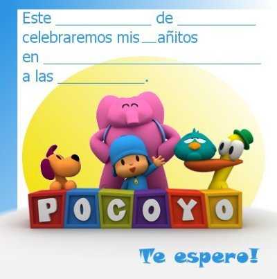 pocoyo imagenes fiesta