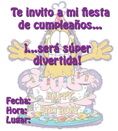 invitaciongarfield