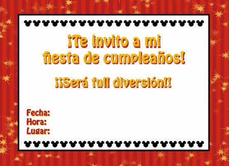 invitacionmickey