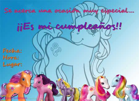 invitacion pequeño pony4