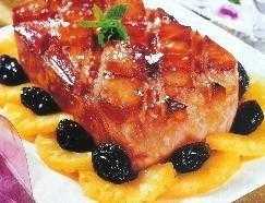 cenaJamonGlaseado