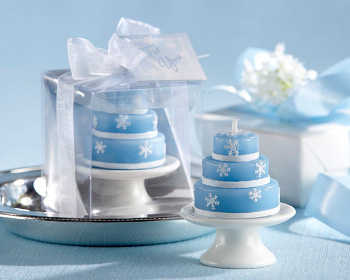 SnowflakeCakeCandle L