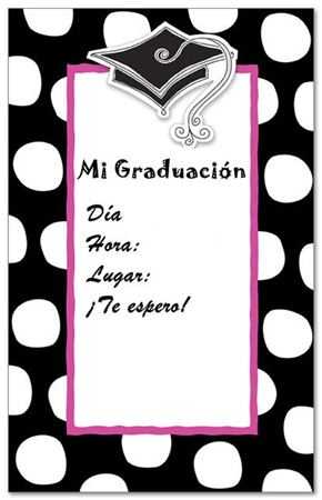 formatos para invitaciones de graduacion