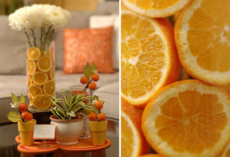 Decoración con frutas para fiestas Decoración con frutas para fiestas