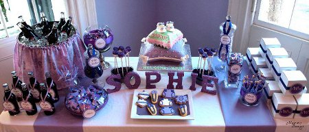 baby shower morado
